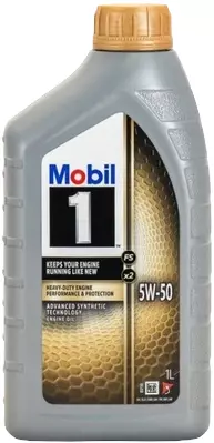 MOBIL 1 FS X2 5W50 API SN SM SL A3/B4 1L