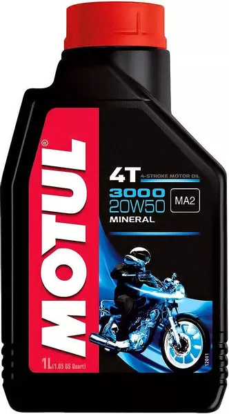 MOTUL 3000 4T 20W50 MINERALNY API SL JASO MA2 1L