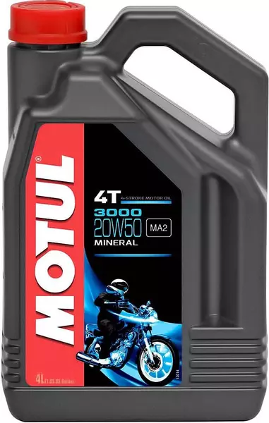 MOTUL 3000 4T 20W50 MINERALNY API SL JASO MA2 4L