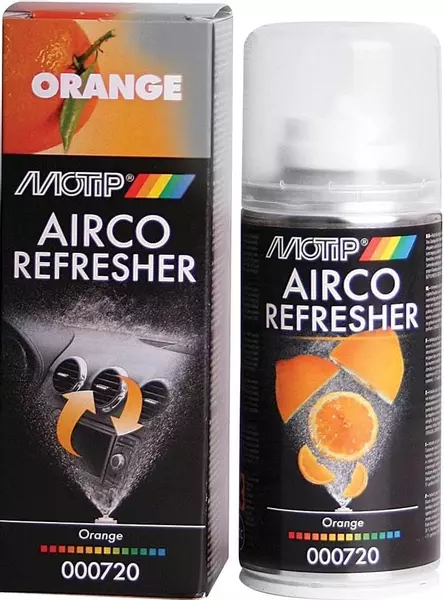 MOTIP AIRCO REFRESHER ODŚWIEŻACZ KLIMATYZACJI POMARAŃCZ 150ML