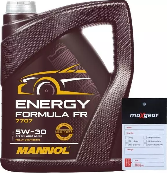 MANNOL 7707 ENERGY FORMULA FR OLEJ SILNIKOWY 5W30 5L + ZAWIESZKA