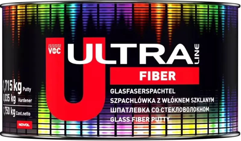 NOVOL ULTRA FIBER SZPACHLÓWKA Z WŁÓKNEM SZKLANYM 800G