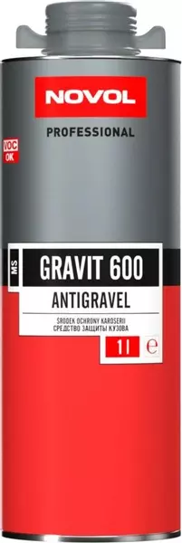 NOVOL GRAVIT 600 KONSERWACJA PODWOZIA CZARNA 1L