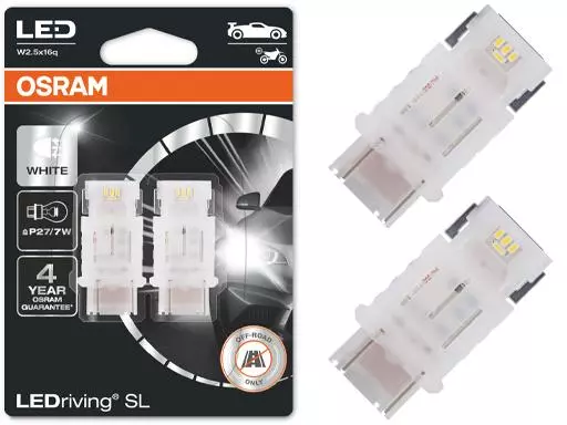 OSRAM LEDRIVING ŻARÓWKI P27/7W BIAŁE 12V 6000K