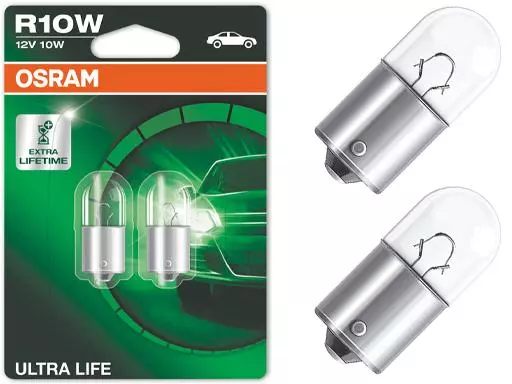 OSRAM ULTRA LIFE ŻARÓWKI R10W 12V BA15S BLISTER