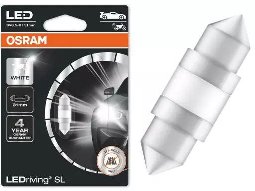 OSRAM LEDRIVING ŻARÓWKA C5W 31MM 12V 6000K