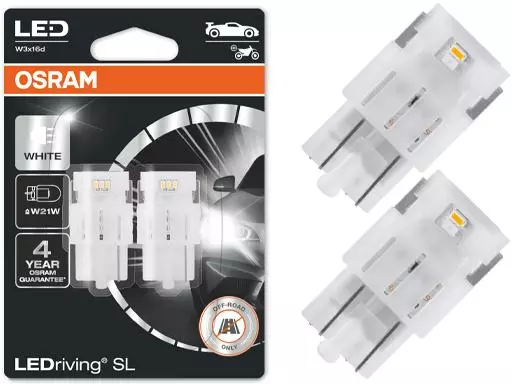 OSRAM LEDRIVING ŻARÓWKI W21W BIAŁE 12V 6000K