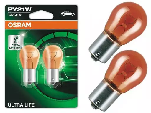 OSRAM ULTRA LIFE ŻARÓWKI PY21W BAU15S BLISTER