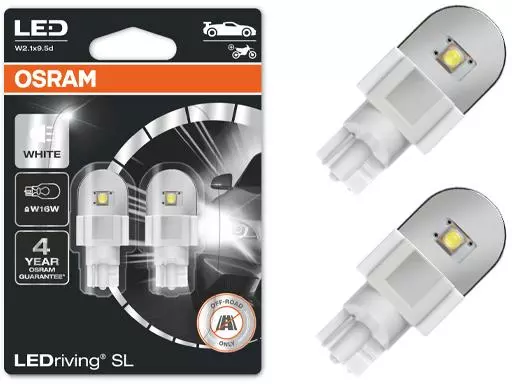 OSRAM LEDRIVING ŻARÓWKI W16W BIAŁE 12V 6000K