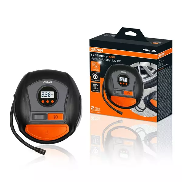 OSRAM TYREINFLATE 450 12V KOMPRESOR DO OPON KÓŁ