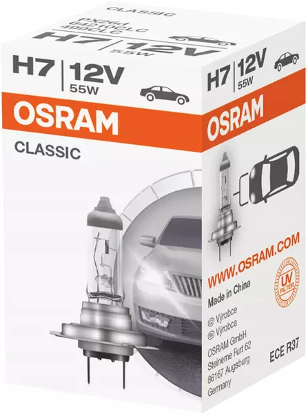 OSRAM CLASSIC ŻARÓWKA H7 12V 55W PX26D