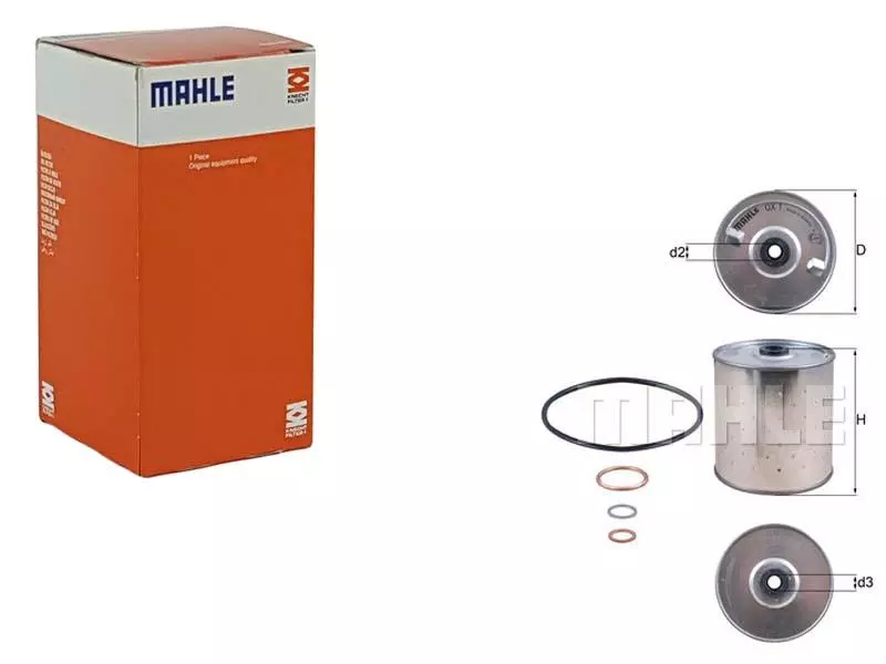 MAHLE FILTR OLEJU OX 1D