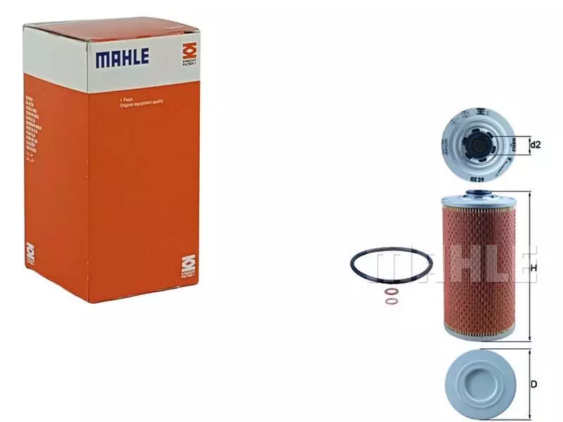 MAHLE FILTR OLEJU OX 39D