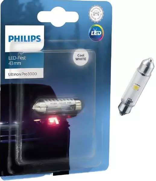 PHILIPS ULTINON PRO3000 ŻARÓWKA LED C5W 43MM