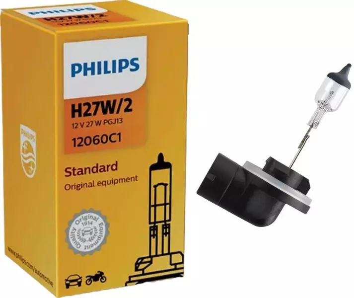 PHILIPS VISION ŻARÓWKA 27W 12V H27W/2