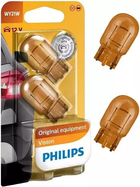 PHILIPS VISION ŻARÓWKI 21W 12V WY21W