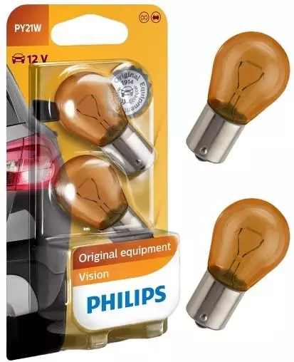 PHILIPS PREMIUM PY21W 12V 21W BAU15S DUO 2SZT