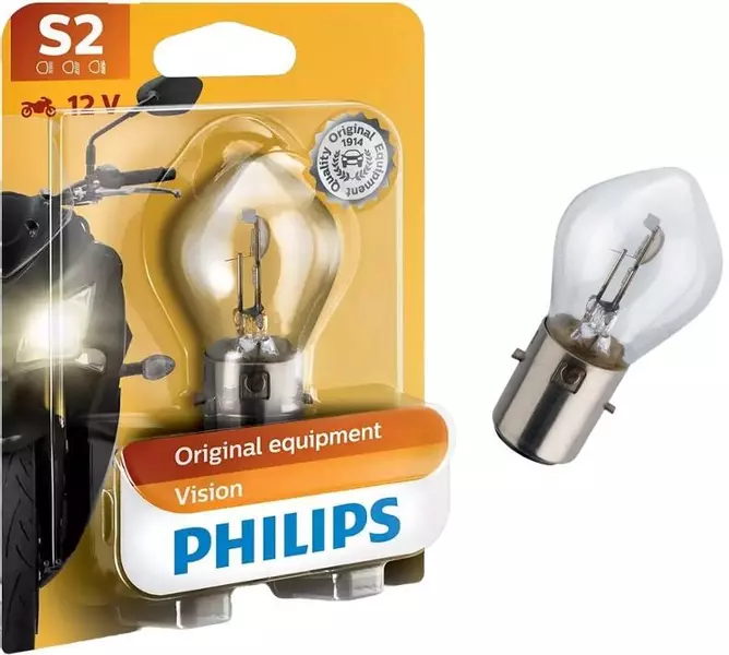 PHILIPS VISION MOTO ŻARÓWKA 35W 12V S2