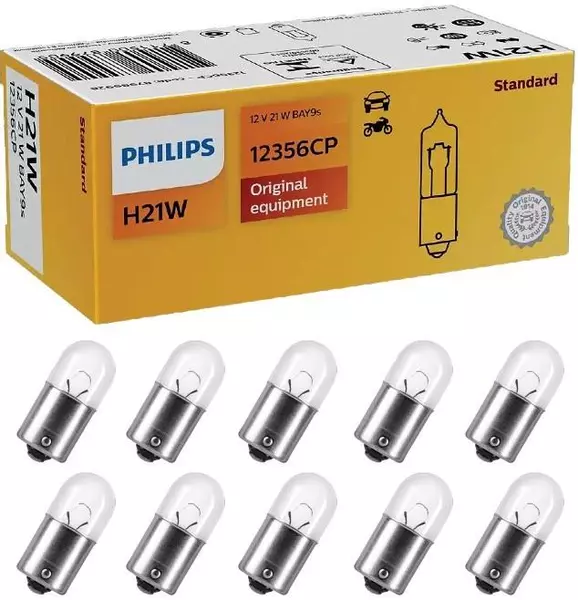 PHILIPS STANDARD R5W 12V 5W BA15S 10 SZTUK