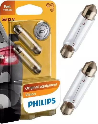 PHILIPS VISION C10W 12V 10W SV8,5 DUO