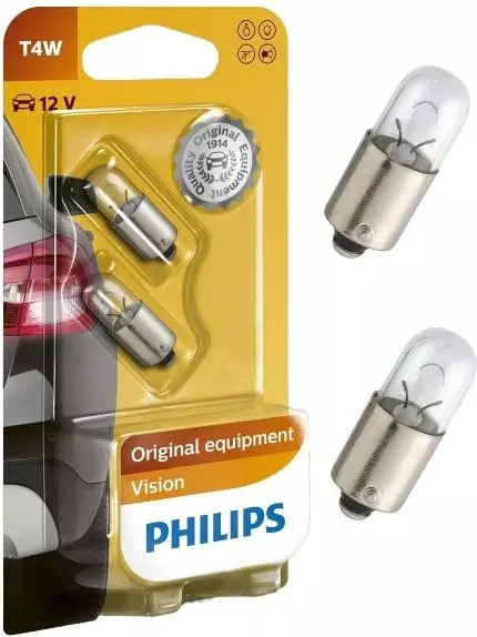 PHILIPS VISION ŻARÓWKI 12V T4W BLISTER