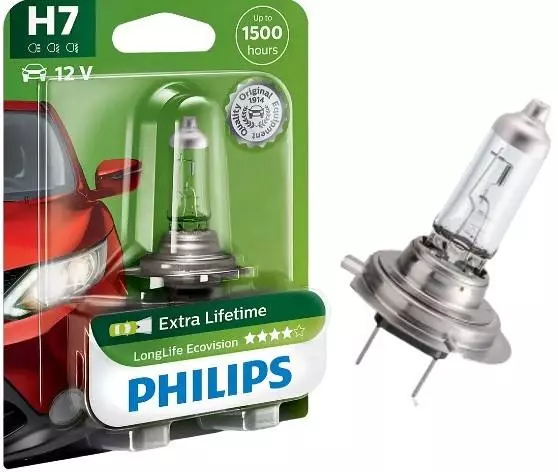 PHILIPS ECOVISION H7 LONGLIFE 12V 55W BLISTER