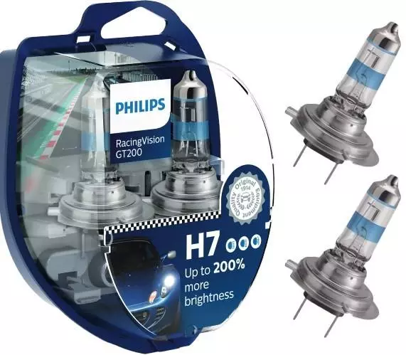 PHILIPS RACING VISION GT200 +200% H7 12V 55W