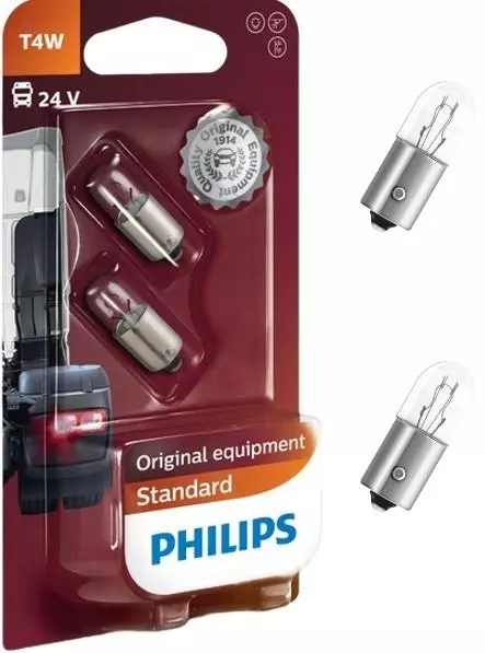 PHILIPS STANDARD ŻARÓWKI 4W 24V T4W BLISTER