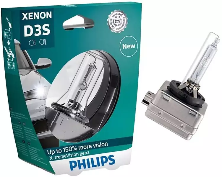 PHILIPS X-TREME VISION XENON GEN2 +150% D3S 1-SZT