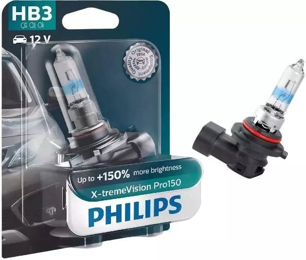 PHILIPS X-TREME VISION PRO150 12V 60W ŻARÓWKA HB3