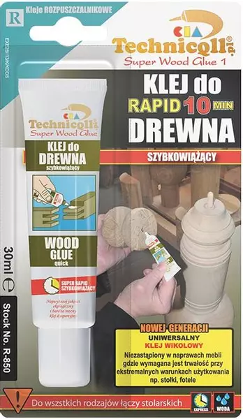 TECHNICQLL KLEJ DO DREWNA RAPID D3 SZYBKOWIĄŻĄCY 30ML