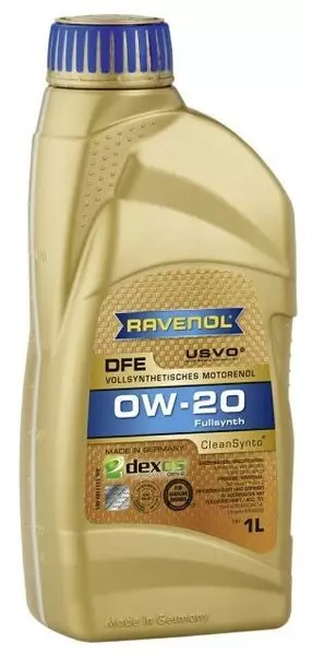 RAVENOL DFE 0W20 CLEANSYNTO GM DEXOS1 GEN2 1L