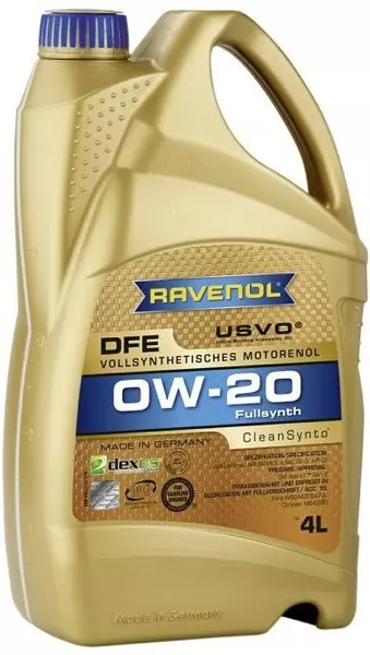 RAVENOL DFE 0W20 CLEANSYNTO GM DEXOS1 GEN2 4L