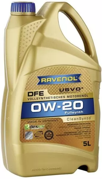 RAVENOL DFE 0W20 CLEANSYNTO GM DEXOS1 GEN2 5L