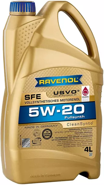 RAVENOL SFE 5W20 CLEANSYNTO ACEA A5/B5 API SP 4L