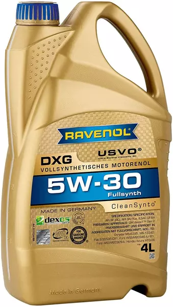 RAVENOL DXG 5W30 CLEANSYNTO GM DEXOS1 GEN2 4L