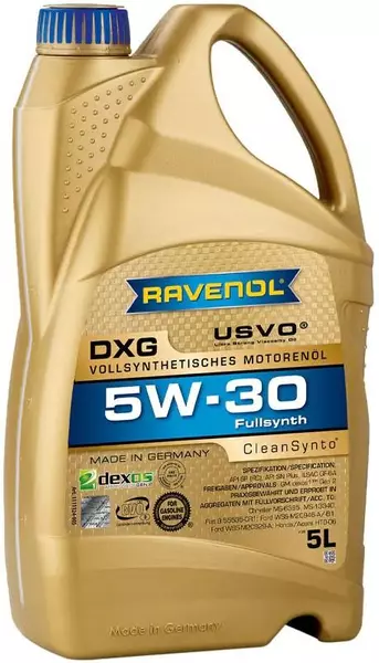 RAVENOL DXG 5W30 CLEANSYNTO GM DEXOS1 GEN2 5L