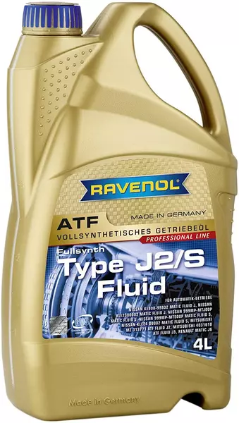 RAVENOL ATF TYPE J2/S FLUID JATCO TRANSMISSION 4L