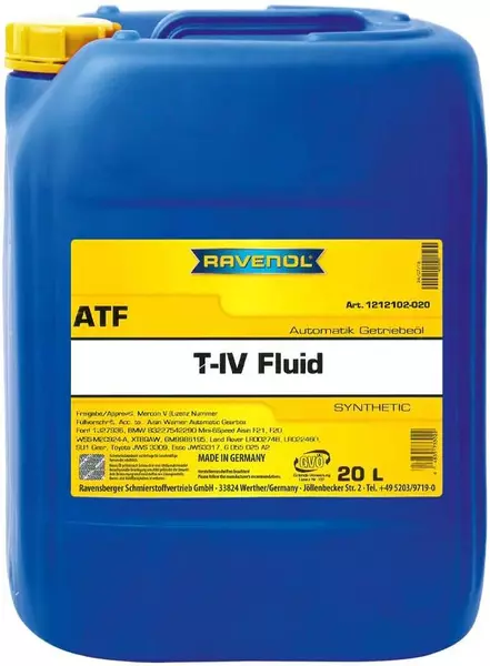 RAVENOL ATF T-IV FLUID OLEJ PRZEKŁADNIOWY 20L