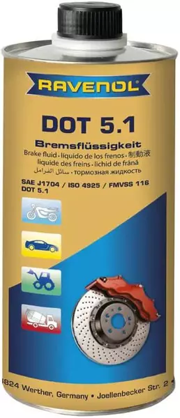 RAVENOL DOT5.1 PŁYN HAMULCOWY 1L