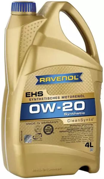 RAVENOL EHS CLEANSYNTO OLEJ SILNIKOWY 0W20 4L