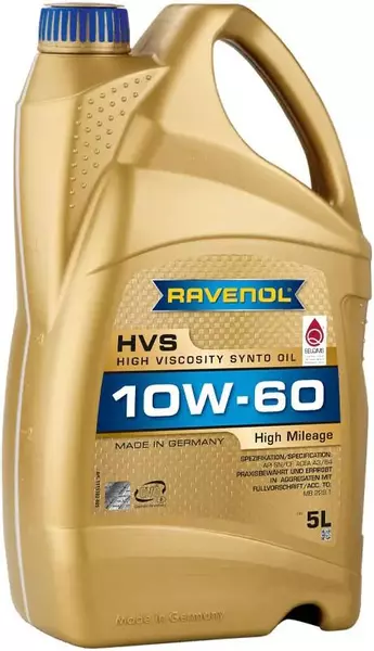 RAVENOL HVS HIGH MILEAGE OLEJ SILNIKOWY 10W60 5L