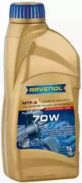 RAVENOL OLEJ PRZEKŁADNIOWY MTF‑4 70W 1L