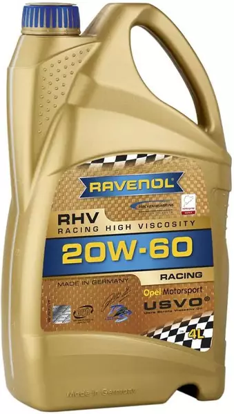 RAVENOL RHV RACING HIGH VISCOCITY OLEJ SILNIKOWY 20W60 4L