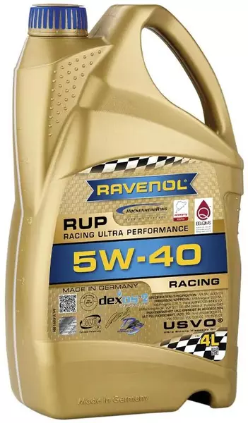 RAVENOL RUP RACING ULTRA PERFORMANCE OLEJ SILNIKOWY 5W40 4L