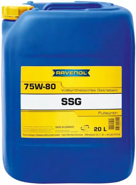 RAVENOL SSG OLEJ PRZEKŁADNIOWY 75W80 20L