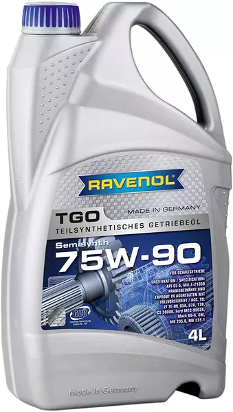 RAVENOL TGO 75W90 API GL-5 MIL-L-2105D FORD GM 4L