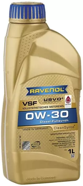 RAVENOL VSF USVO OLEJ SILNIKOWY 0W30 1L