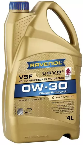 RAVENOL VSF USVO OLEJ SILNIKOWY 0W30 4L