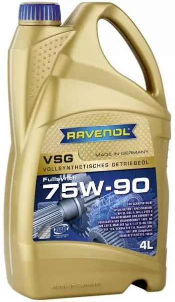 RAVENOL VSG 75W90 API GL-4 GL-5 MERCEDES BMW 4L